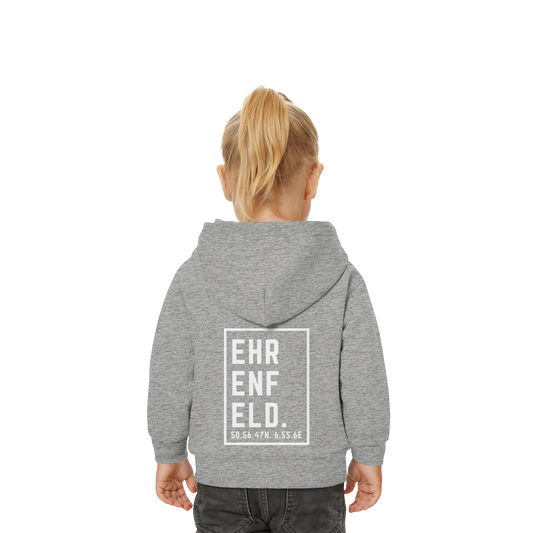 Ehrenfeld Koordinaten (großer Druck auf dem Rücken) - Baby Organic Hoodie