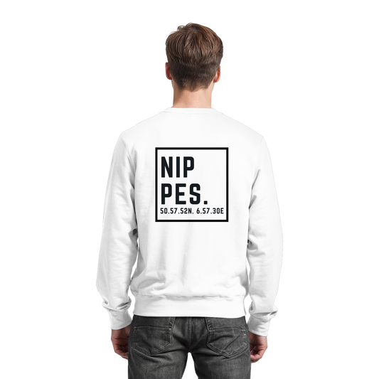 Nippes Koordinaten (großer Druck auf dem Rücken) - Basic Sweatshirt