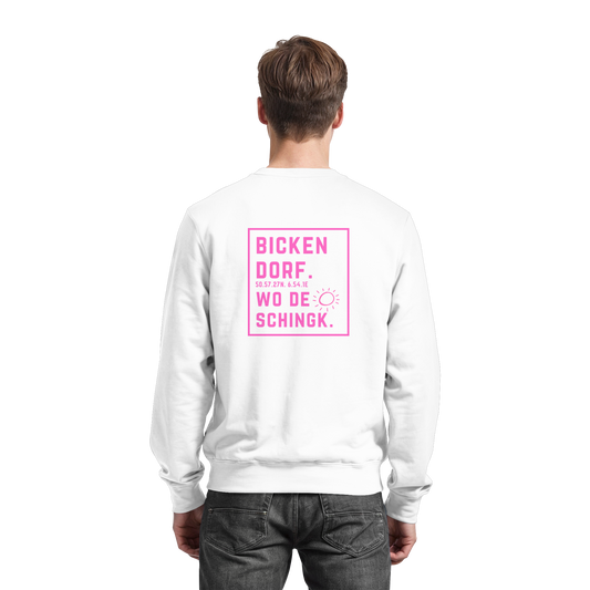 Wo de Sonn schingk - Bickendorf Druck Rücken - Basic Sweatshirt