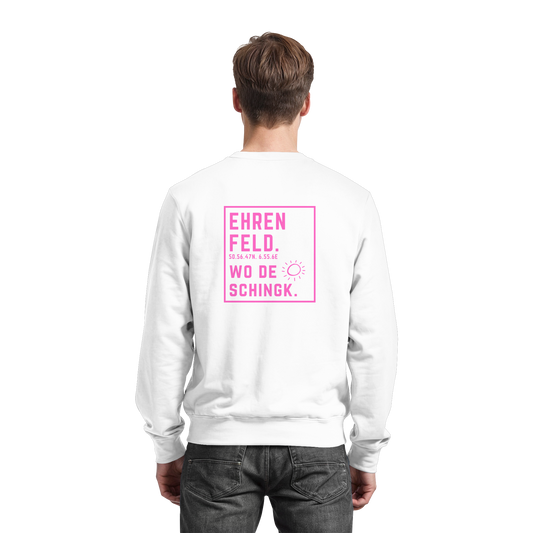 Wo de Sonn schingk - Ehrenfeld Druck Rücken - Basic Sweatshirt