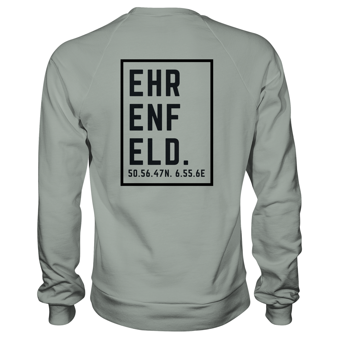 Ehrenfeld Koordinaten (großer Druck auf dem Rücken) - Basic Sweatshirt