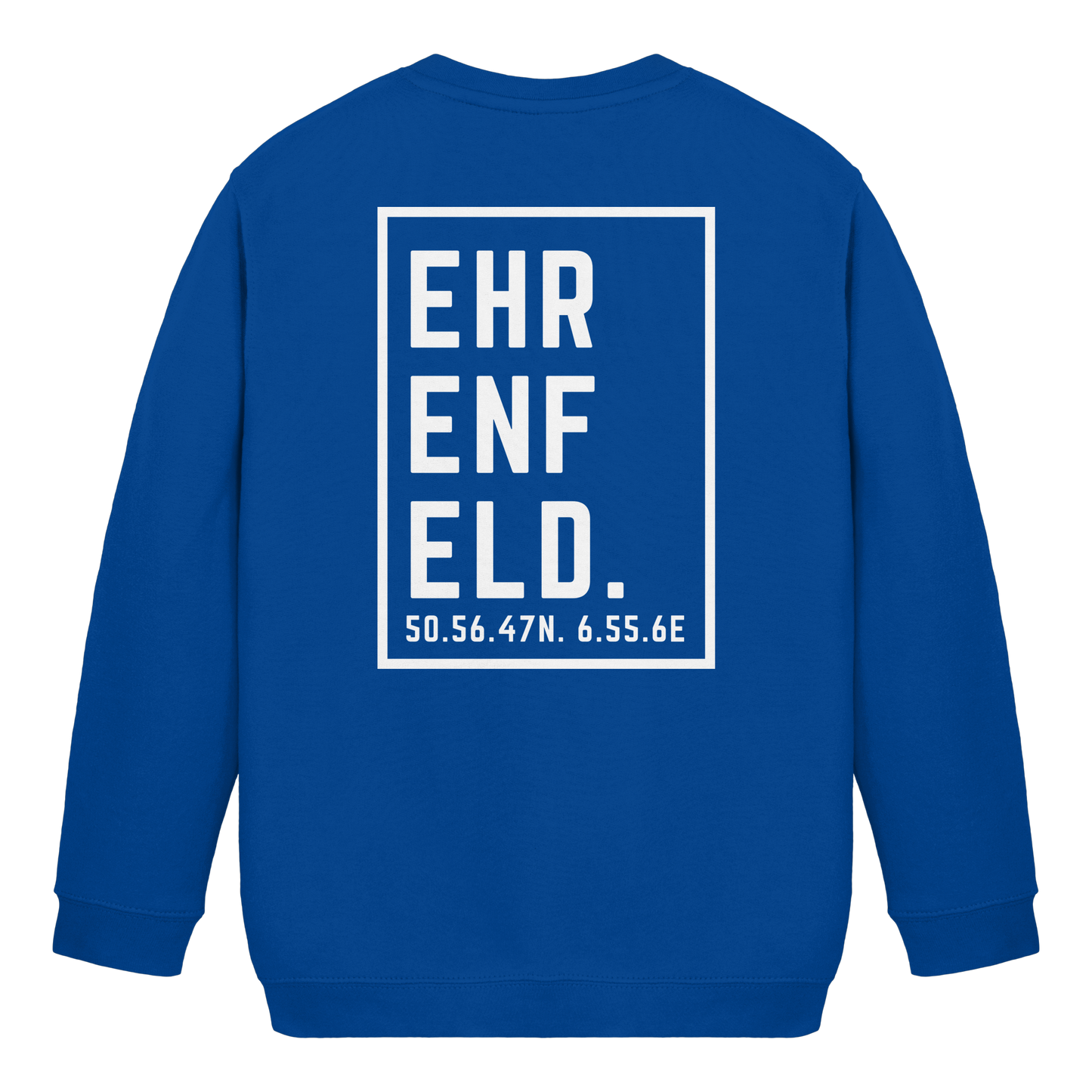 Ehrenfeld Koordinaten (großer Druck auf dem Rücken) - Kids Basic Sweatshirt