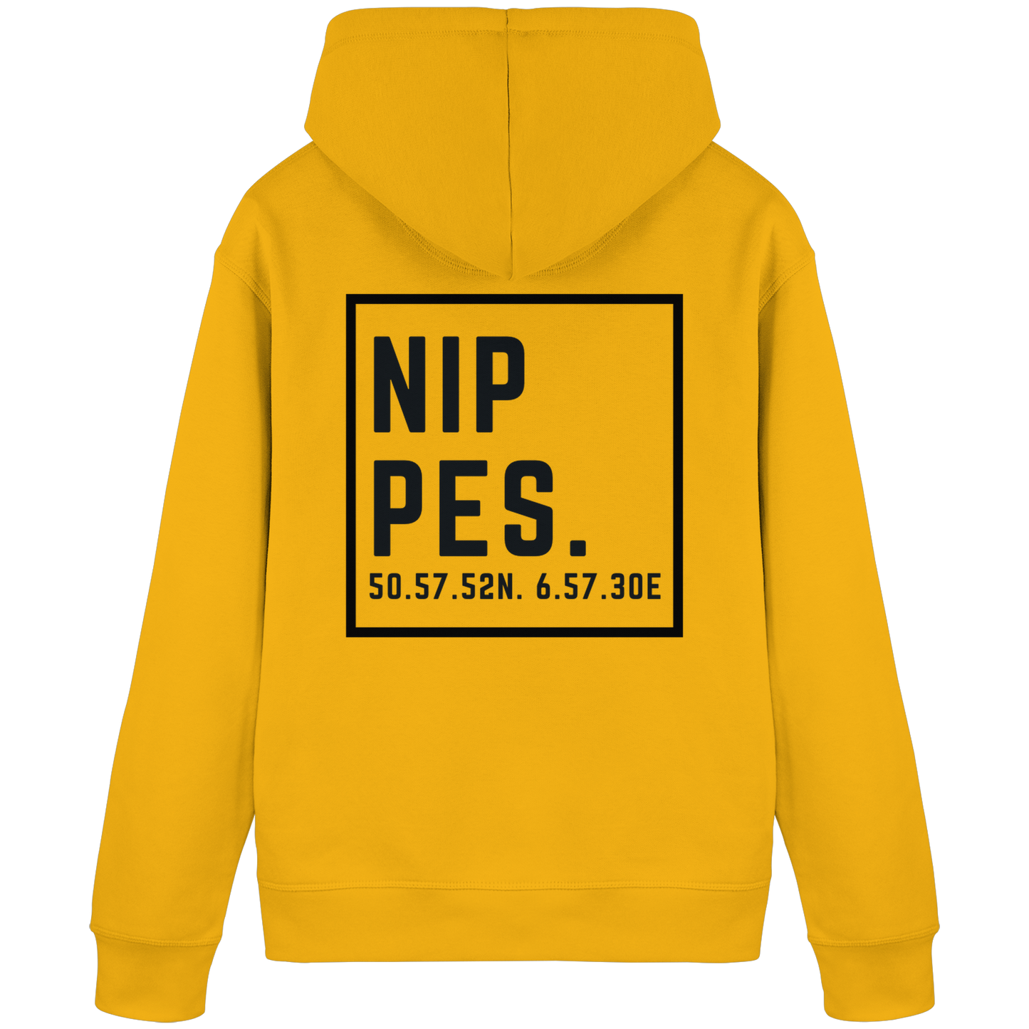 Nippes Koordinaten (großer Druck auf dem Rücken) - Organic Basic Hoodie