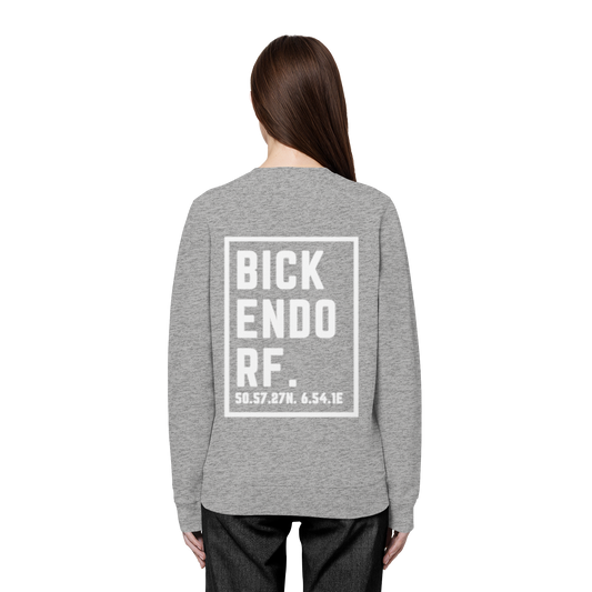 Bickendorf Koordinaten (großer Druck auf dem Rücken) - Organic Basic Unisex Sweatshirt