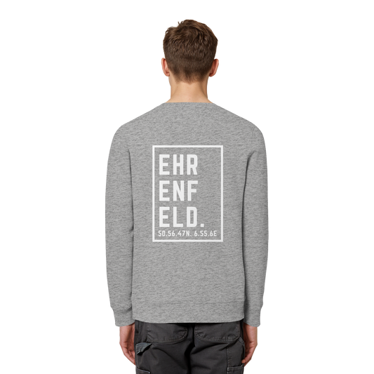 Ehrenfeld Koordinaten (großer Druck auf dem Rücken) - Organic Basic Unisex Sweatshirt