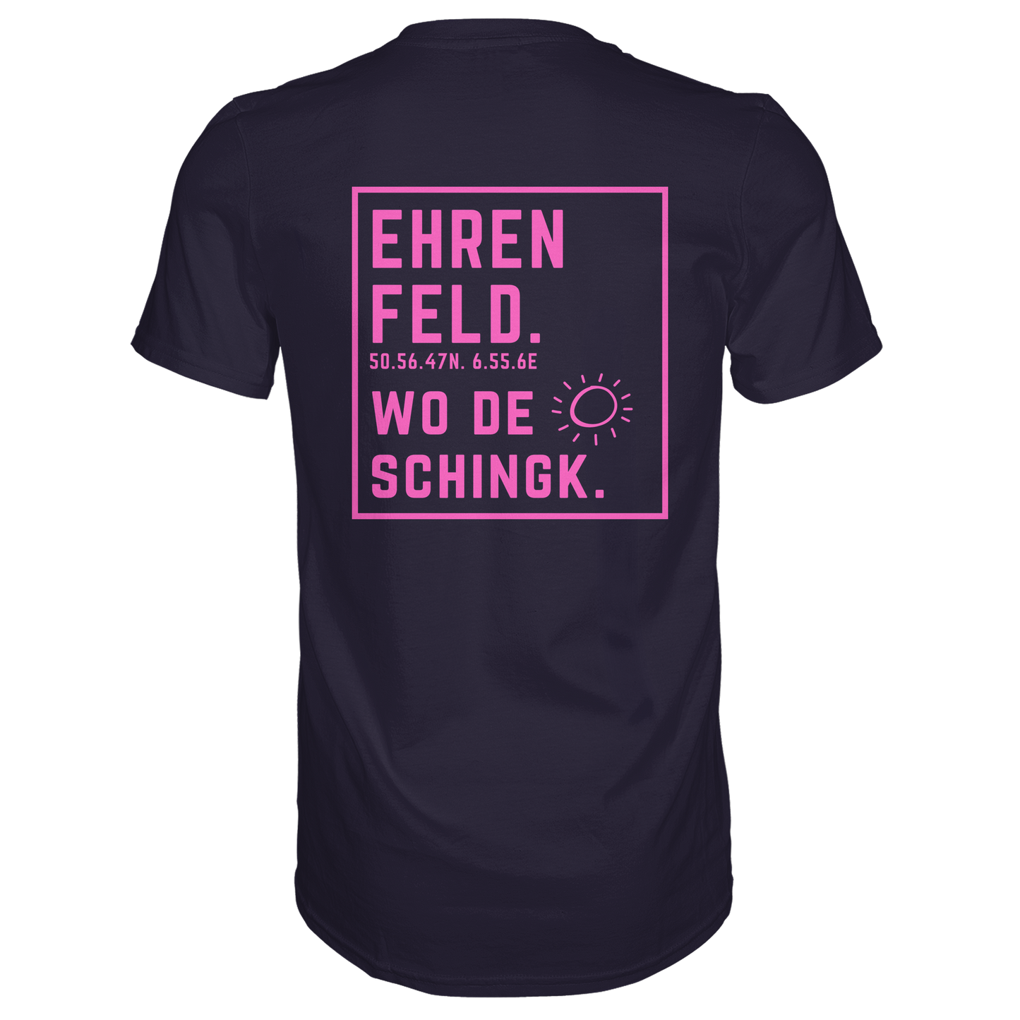 Wo de Sonn schingk - Ehrenfeld Druck Rücken - Premium Classic T-Shirt