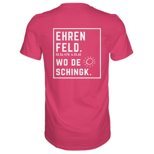 Wo de Sonn schingk - Ehrenfeld Druck Rücken - Premium Classic T-Shirt