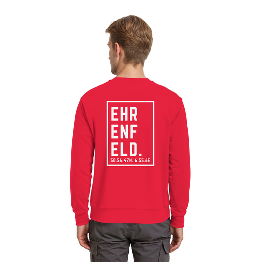 Ehrenfeld Koordinaten (großer Druck auf dem Rücken) - Premium Sweatshirt