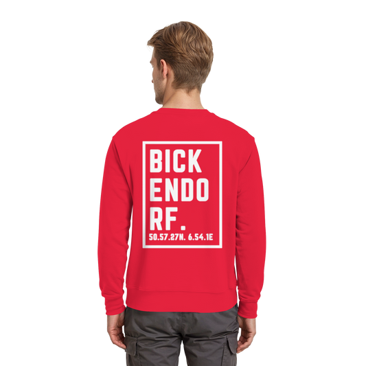 Bickendorf Koordinaten (großer Druck auf dem Rücken) - Premium Sweatshirt