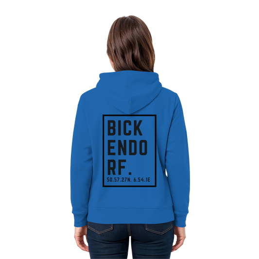 Bickendorf Koordinaten (großer Druck auf dem Rücken) - Premium Unisex Hoodie