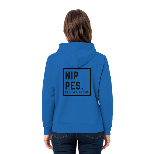 Nippes Koordinaten (großer Druck auf dem Rücken) - Premium Unisex Hoodie