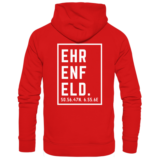 Ehrenfeld Koordinaten (großer Druck auf dem Rücken) - Zipper