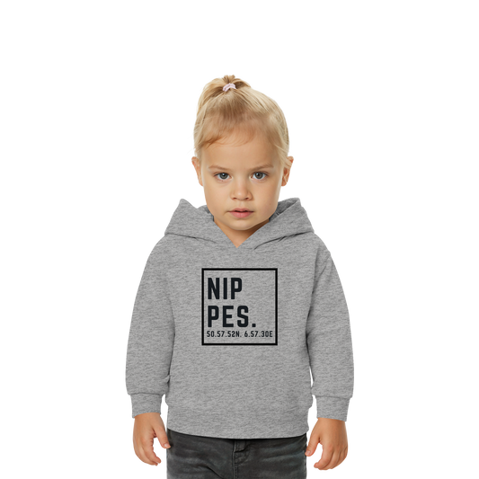 Nippes Koordinaten (großer Druck auf der Brust) - Baby Organic Hoodie