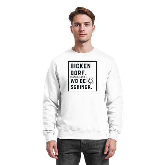 Wo de Sonn schingk - Bickendorf Druck - Basic Sweatshirt