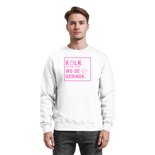 Wo de Sonn schingk - Köln Druck - Basic Sweatshirt
