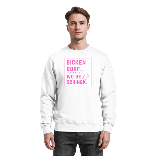 Wo de Sonn schingk - Bickendorf Druck - Basic Sweatshirt