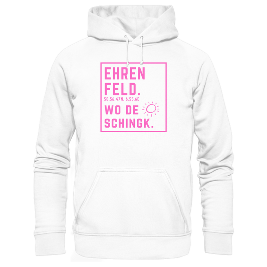 Wo de Sonn schingk - Ehrenfeld Druck - Basic Unisex Hoodie