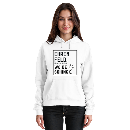 Wo de Sonn schingk - Ehrenfeld Druck - Basic Unisex Hoodie