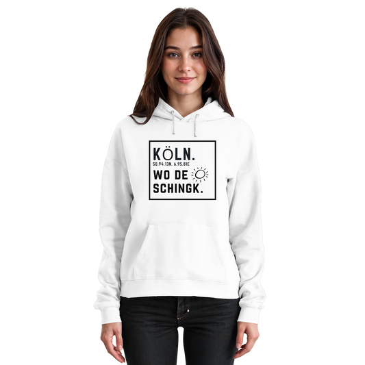 Wo de Sonn schingk - Köln Druck - Basic Unisex Hoodie