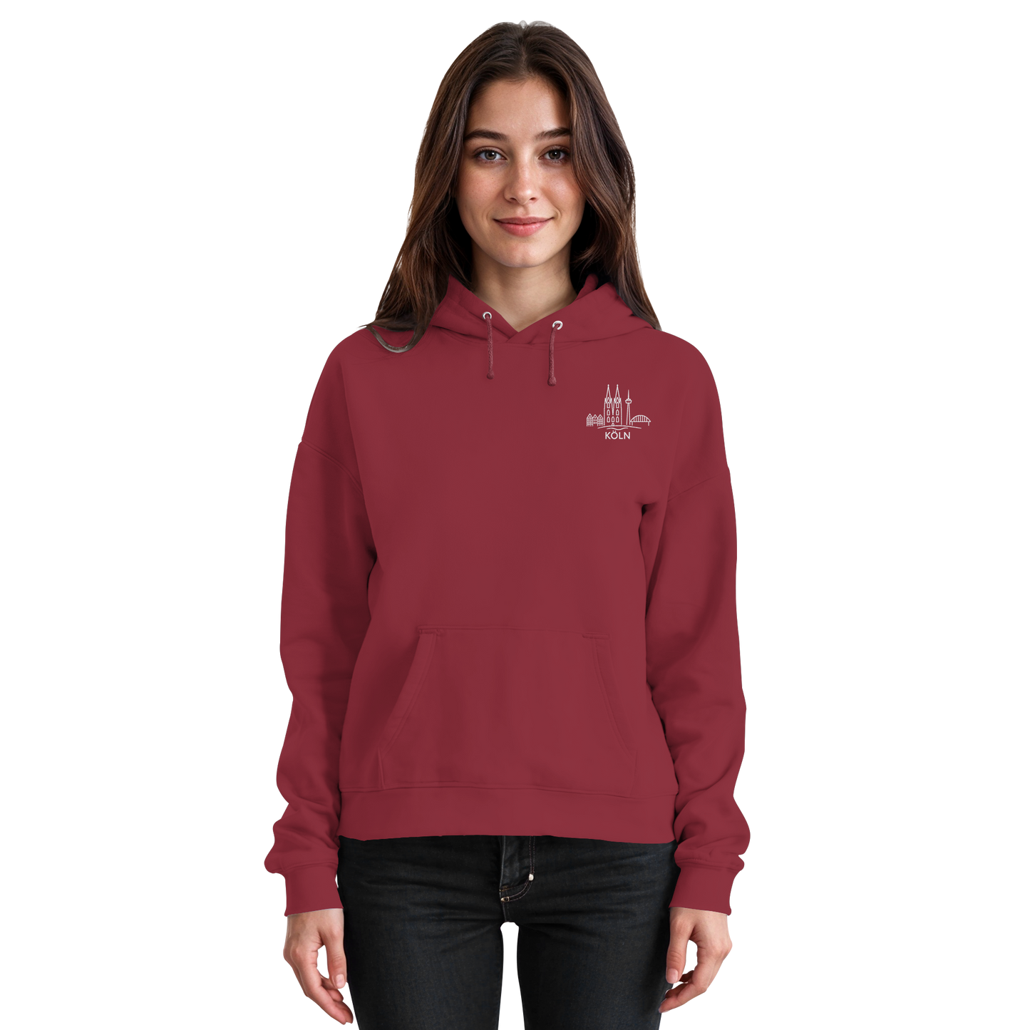 Köln Skyline Stick - Basic Unisex Hoodie