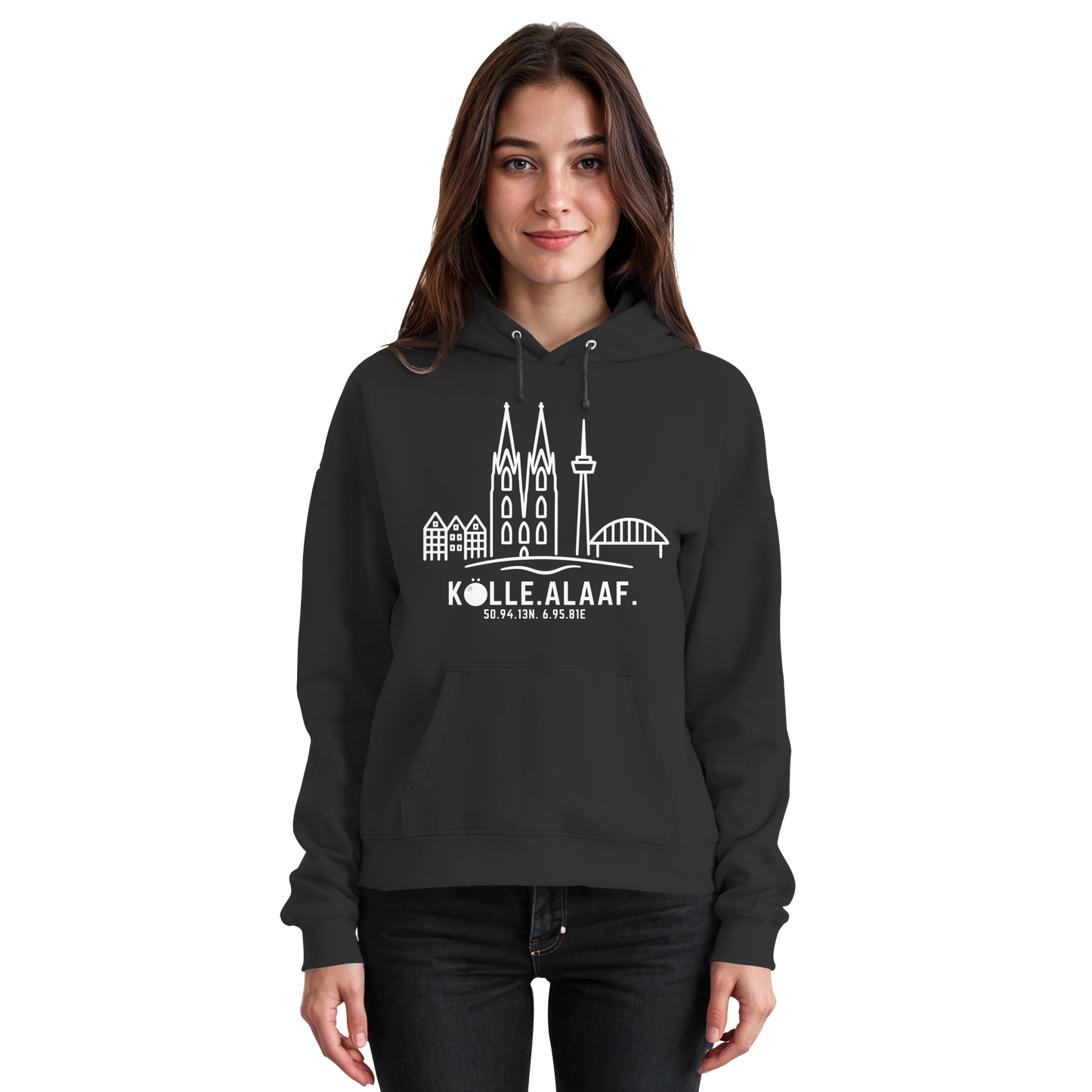 Skyline Alaaf Druck - Basic Unisex Hoodie