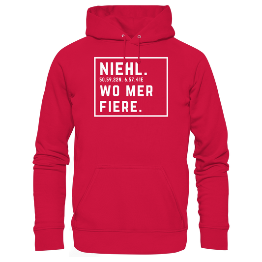 Niehl Fiere Druck - Basic Unisex Hoodie