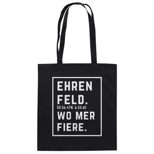 Ehrenfeld Fiere Druck - Baumwolltasche