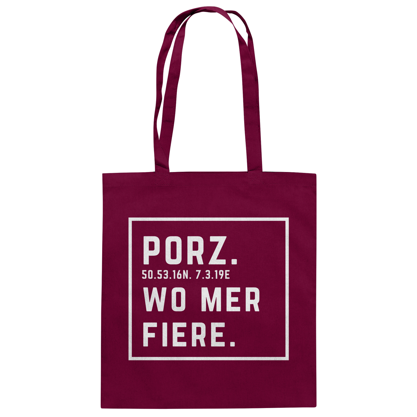 Porz Fiere Druck - Baumwolltasche