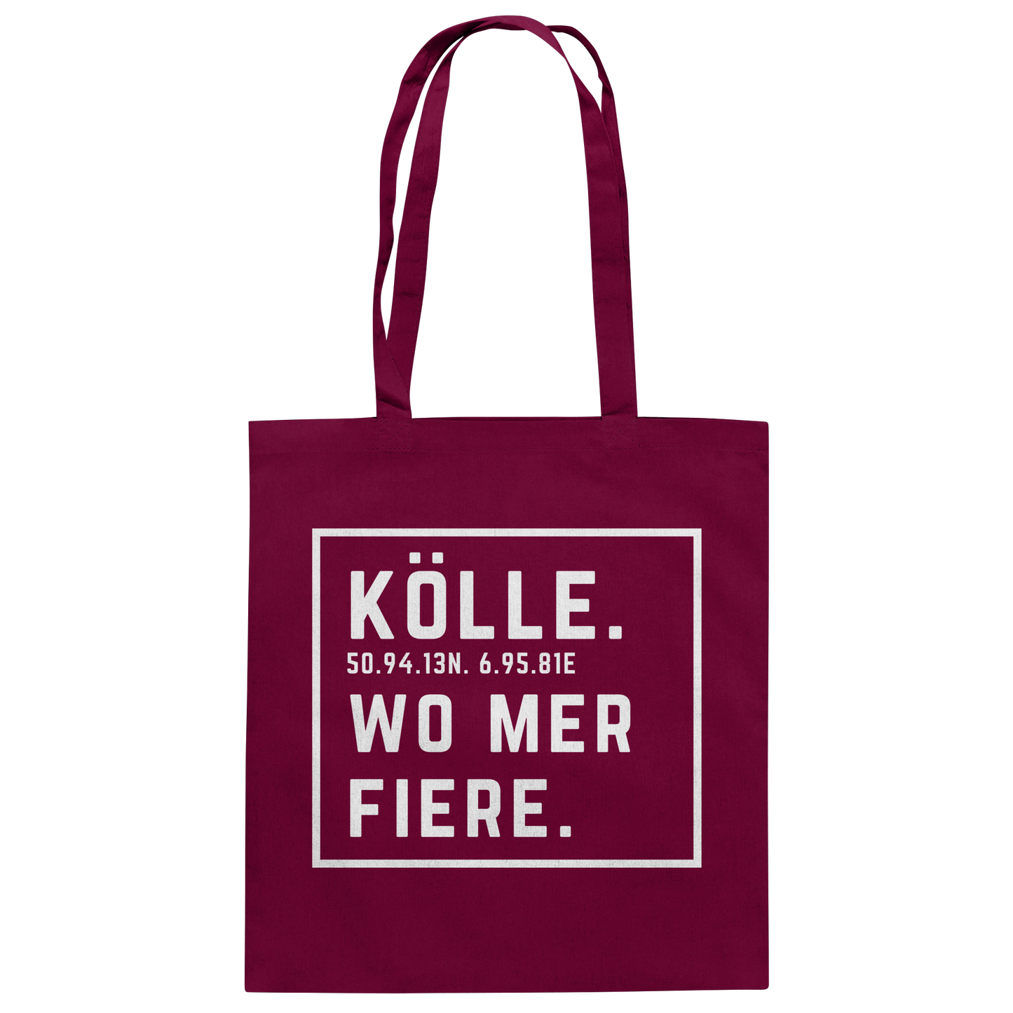 Kölle Fiere Druck - Baumwolltasche