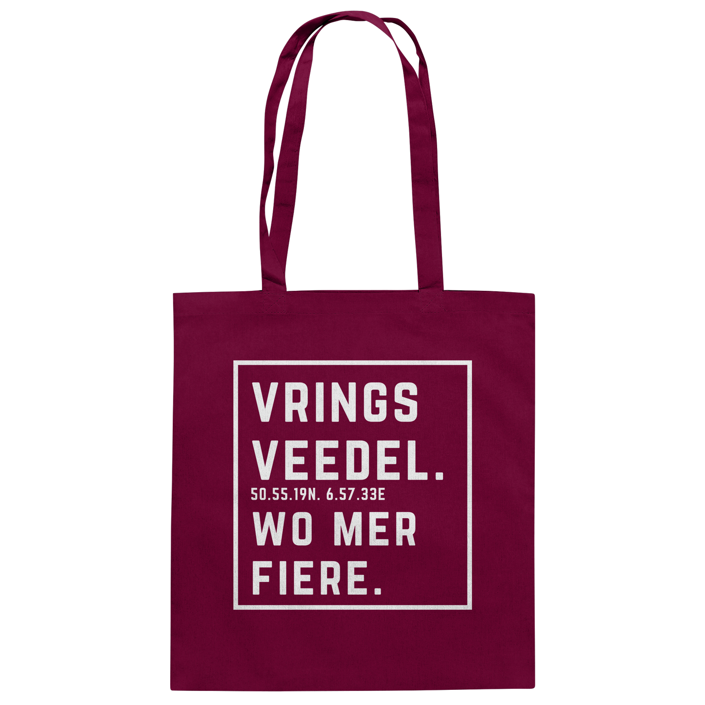 Vringsveedel Fiere Druck - Baumwolltasche