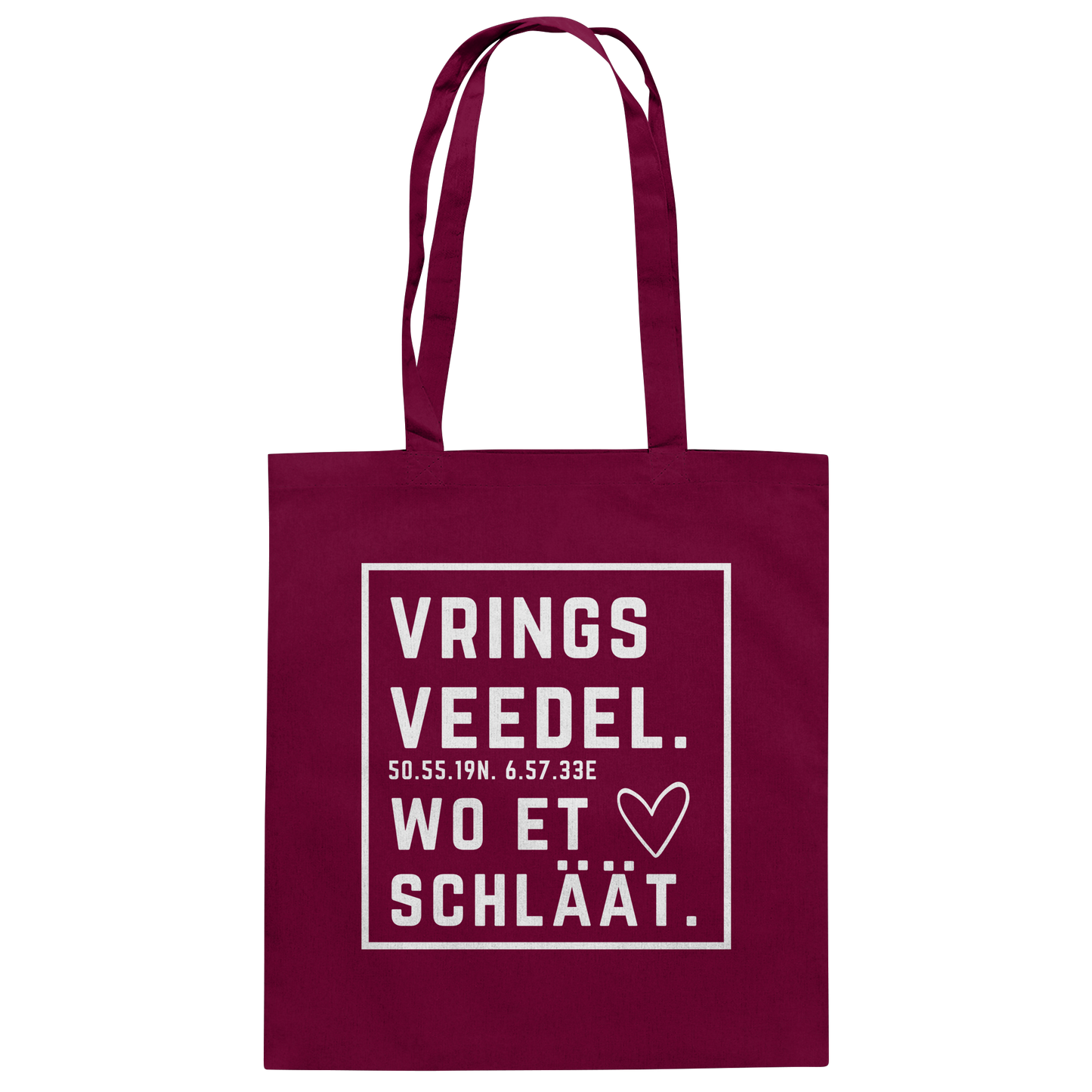 Vringsveedel Hätz Druck - Baumwolltasche