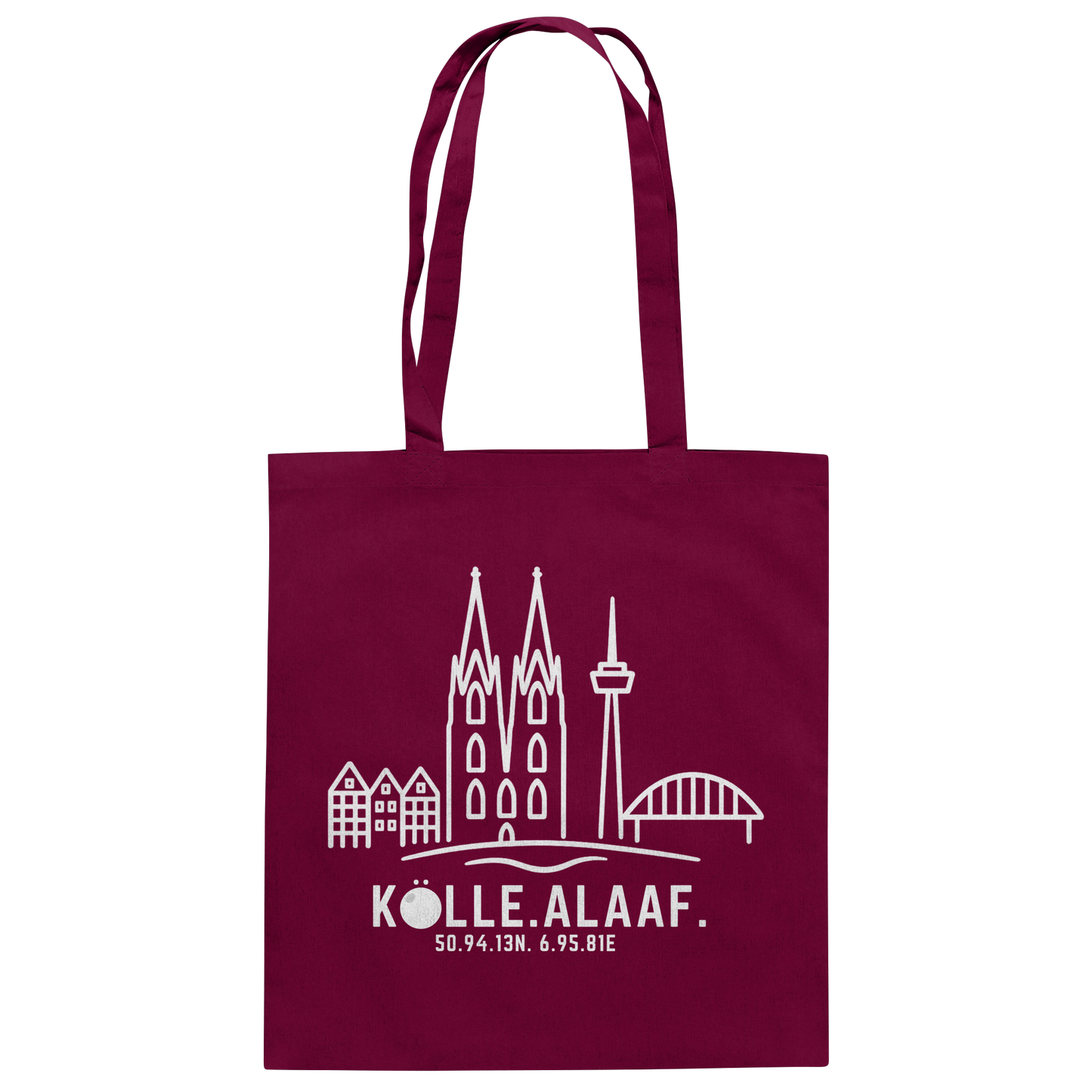 Skyline Alaaf Druck - Baumwolltasche