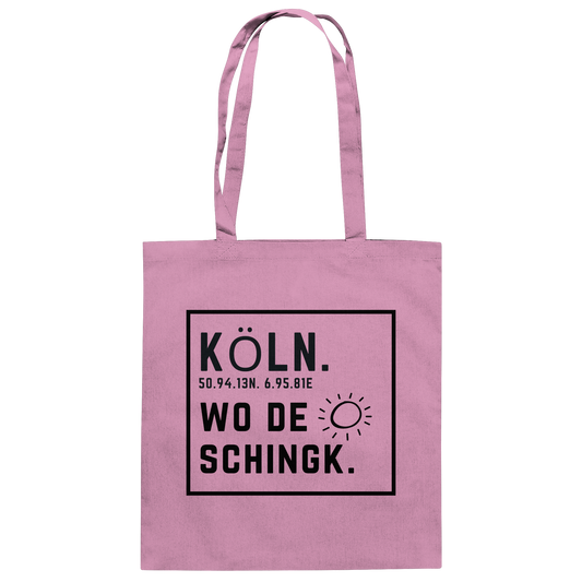 Wo de Sonn schingk - Köln Druck - Accessoires - Baumwolltasche