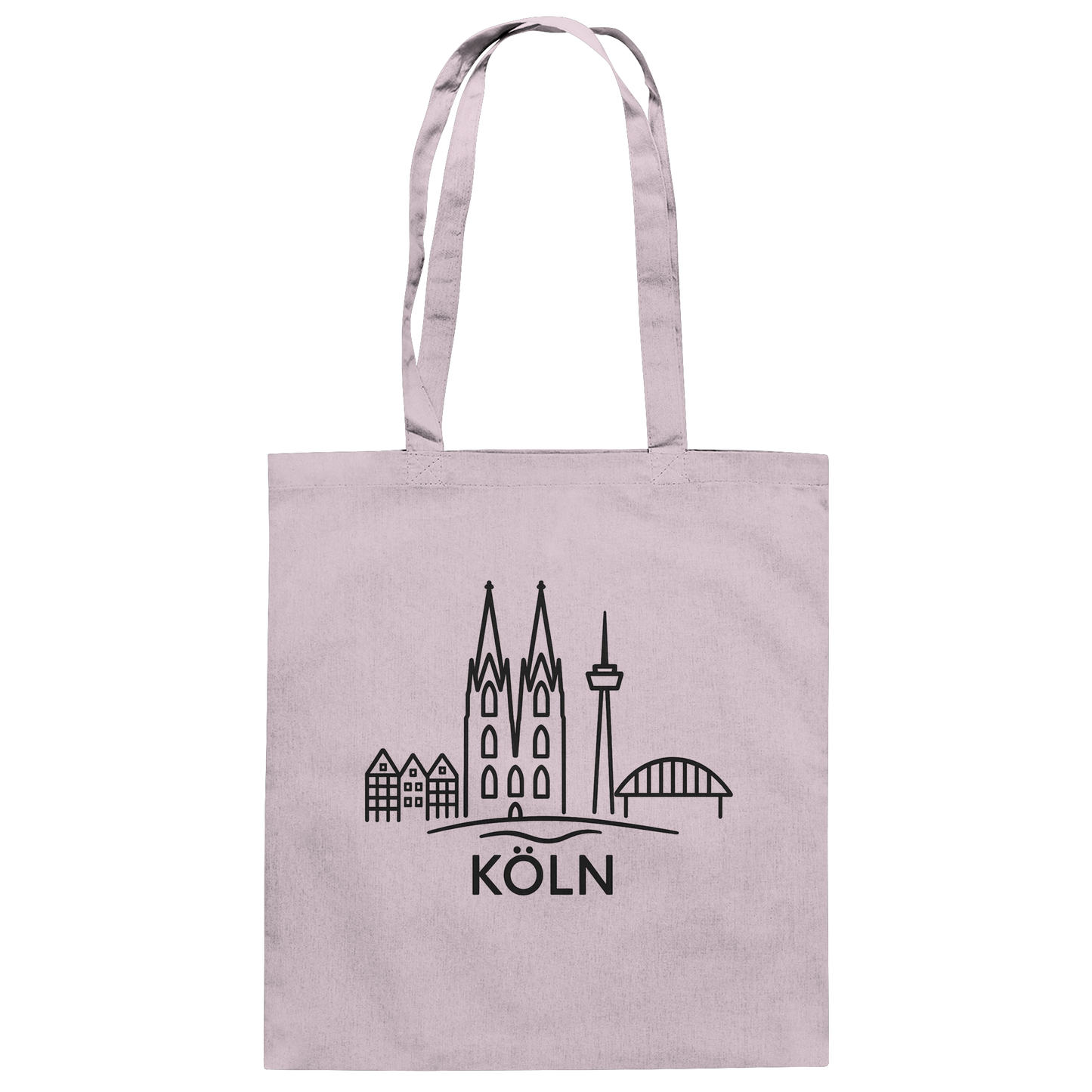 Köln Skyline (Druck) - Accessoires - Baumwolltasche