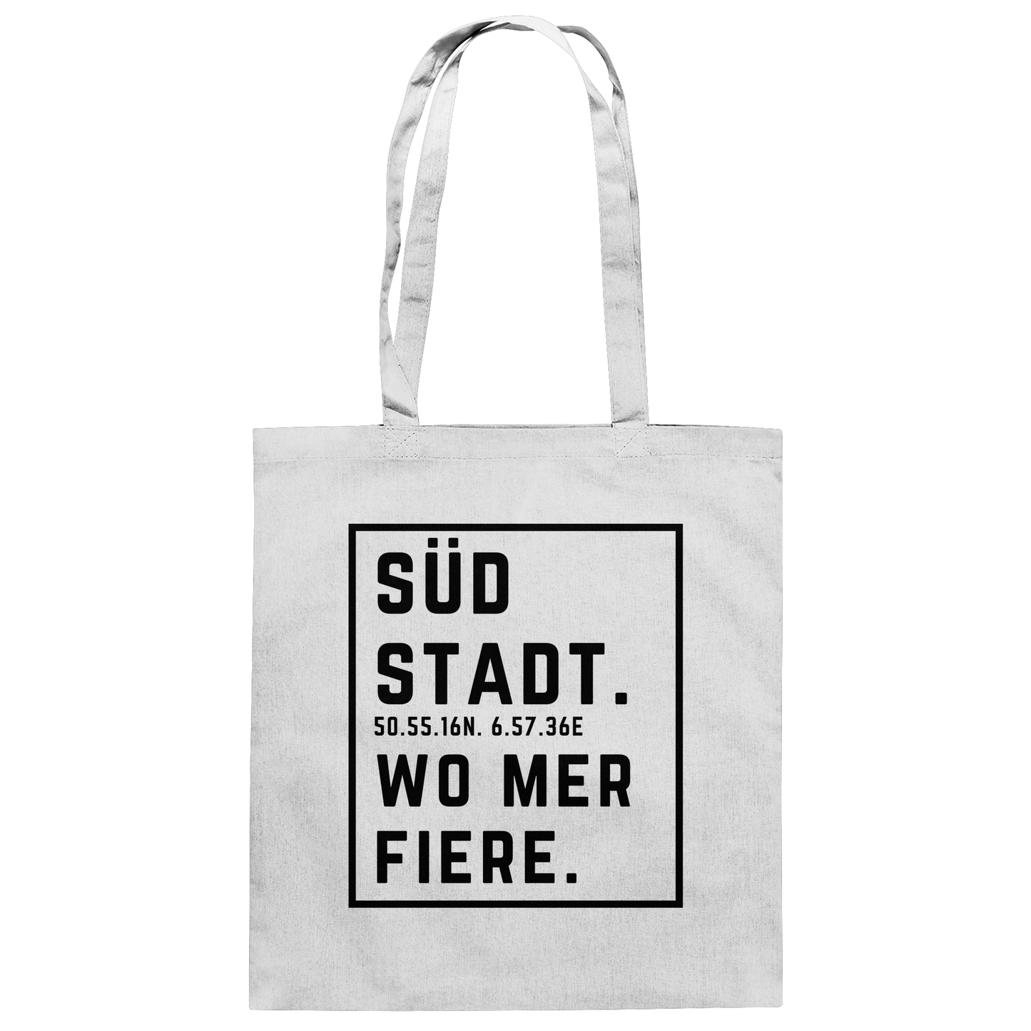 Südstadt Fiere Druck - Baumwolltasche