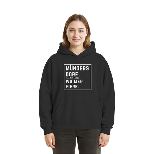 Müngersdorf Fiere Druck - Fluffy Boxcut Hoodie