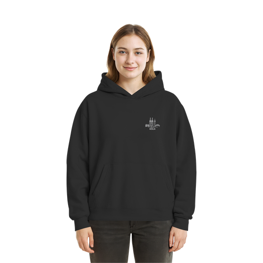 Köln Skyline Stick - Fluffy Boxcut Hoodie