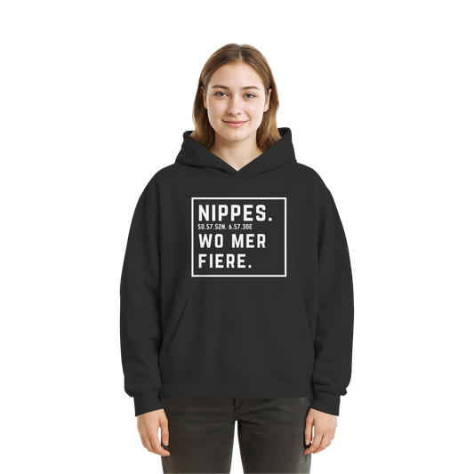Nippes Fiere Druck - Fluffy Boxcut Hoodie