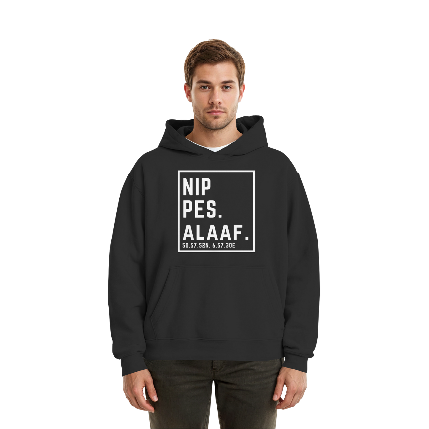 Nippes Alaaf Druck - Fluffy Boxcut Hoodie