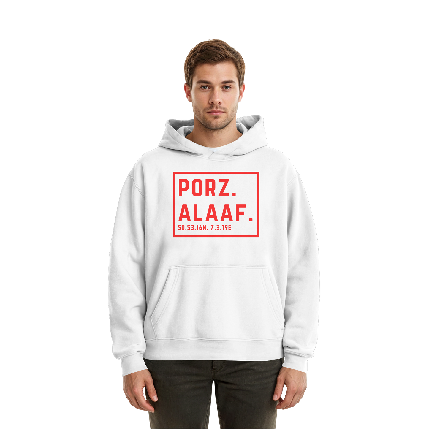 PorzAlaaf Druck - Fluffy Boxcut Hoodie