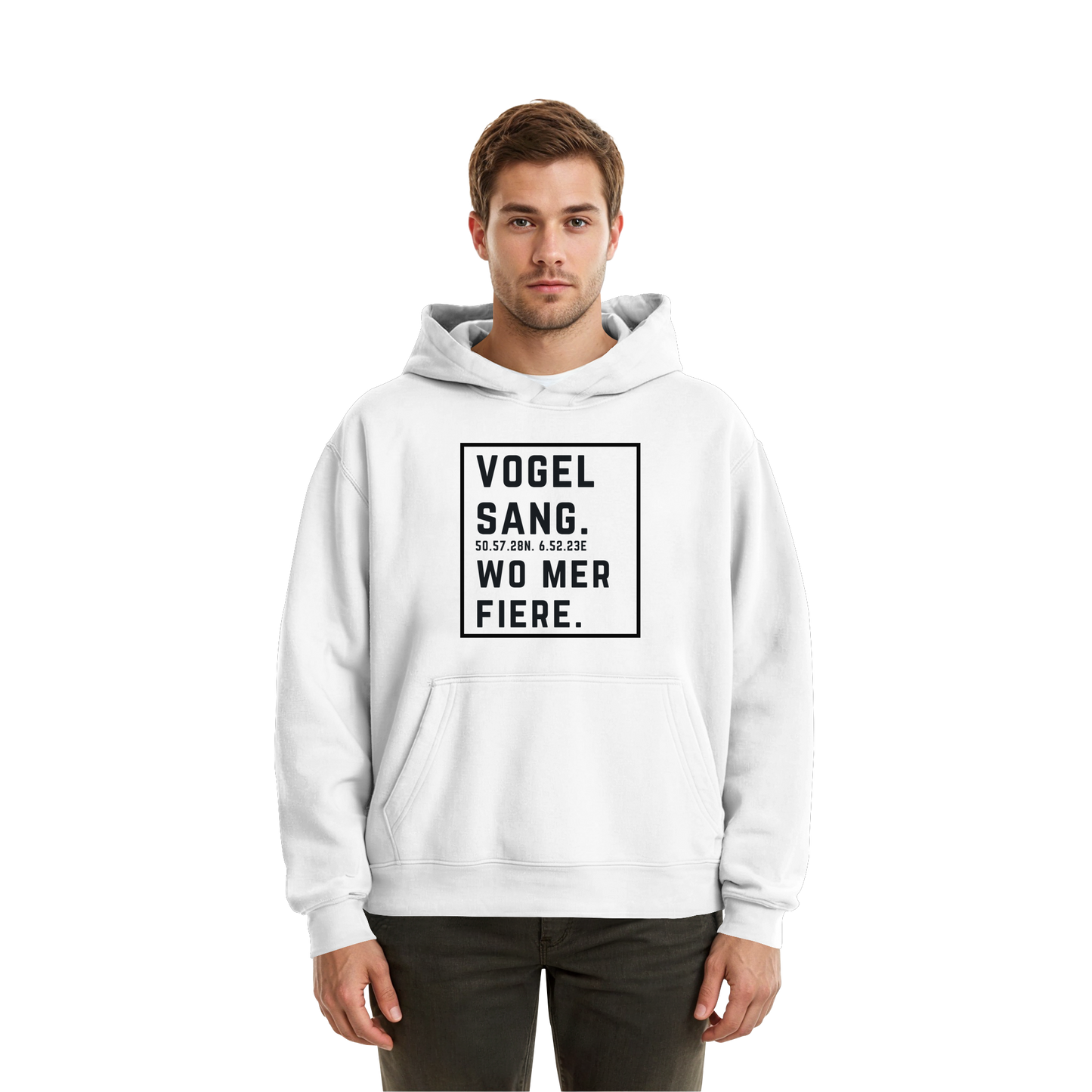 Vogelsang Fiere Druck - Fluffy Boxcut Hoodie