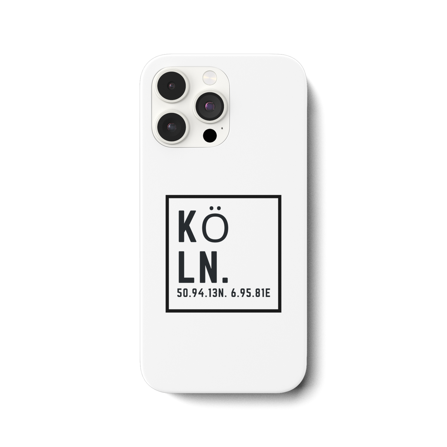 Köln Skyline (Druck) - iPhone 14 Pro Max Handyhülle