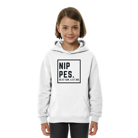 Nippes Koordinaten (großer Druck auf der Brust) - Kids Basic Hoodie