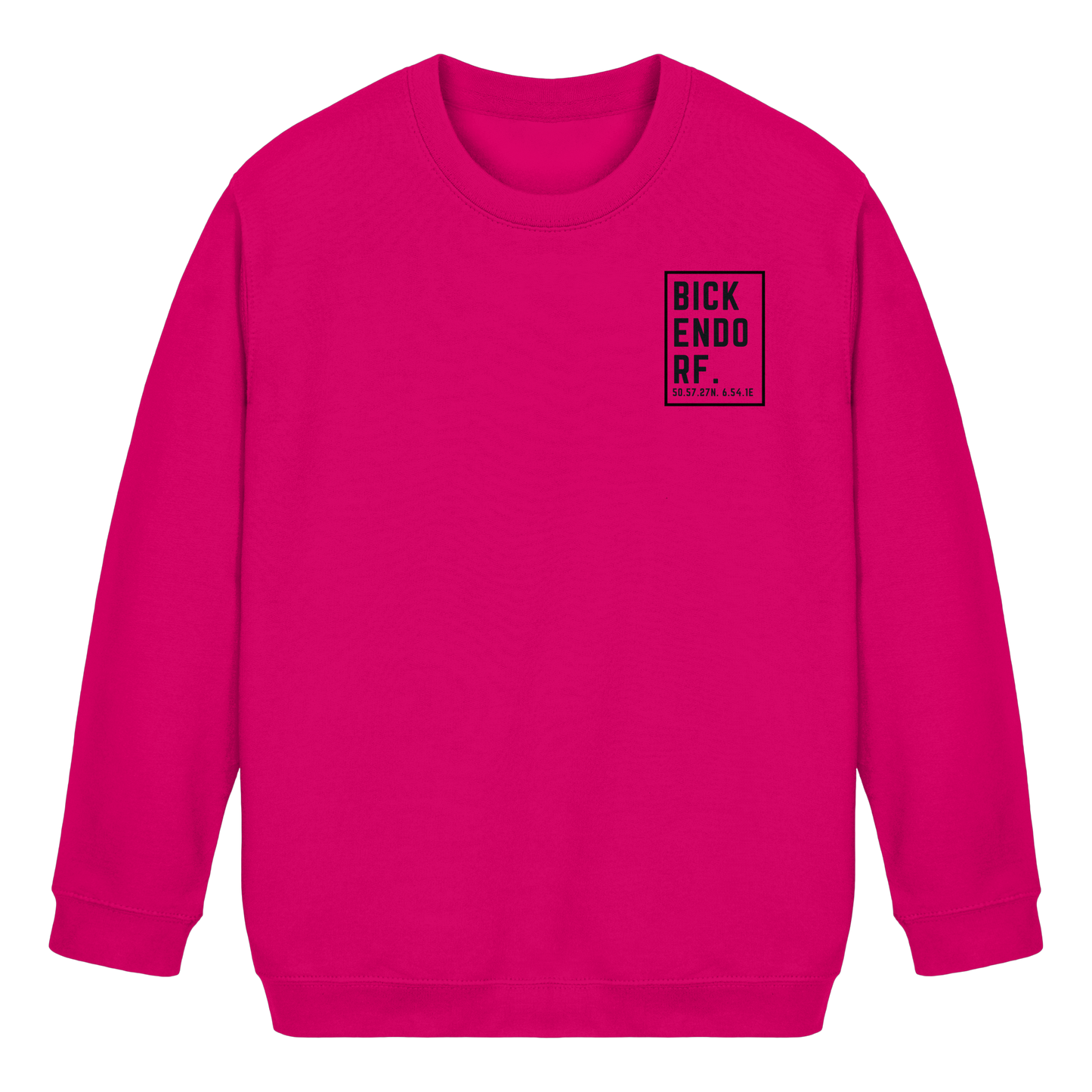 Bickendorf Koordinaten (kleiner Druck auf der Brust) - Kids Basic Sweatshirt