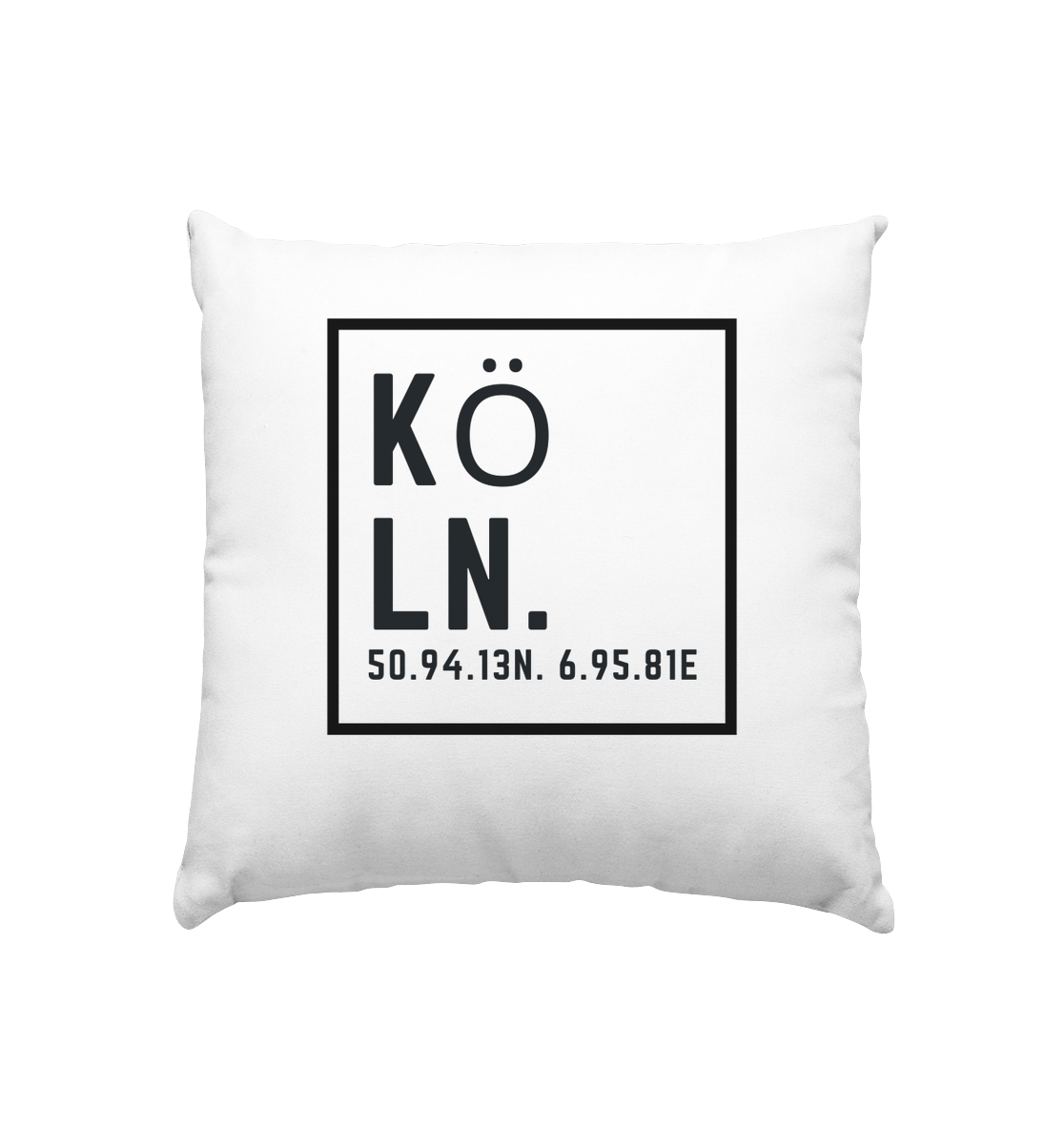 Köln Skyline (Druck) - Kissen 40x40cm