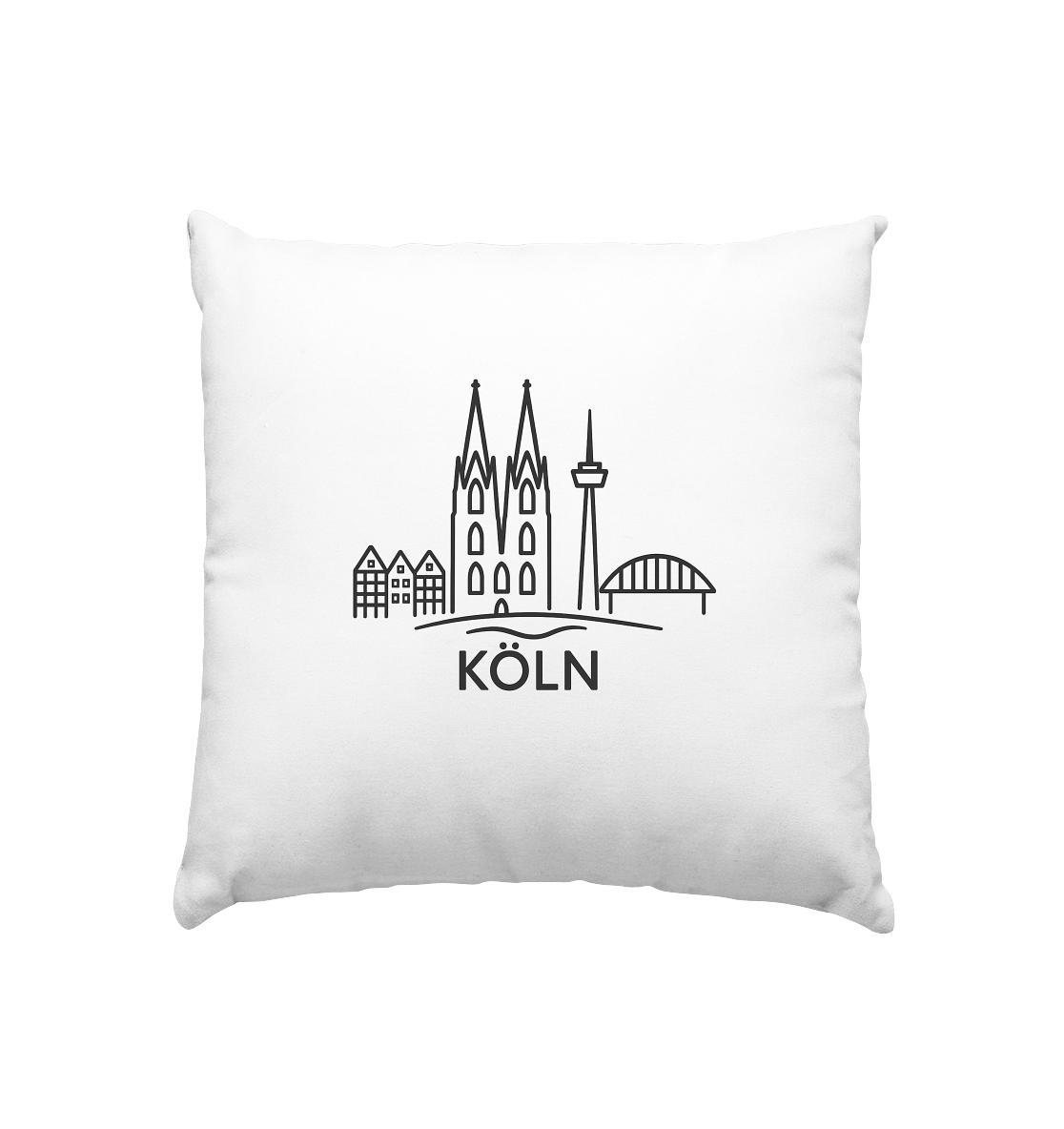 Köln Skyline (Druck) - Accessoires - Kissen 40x40cm