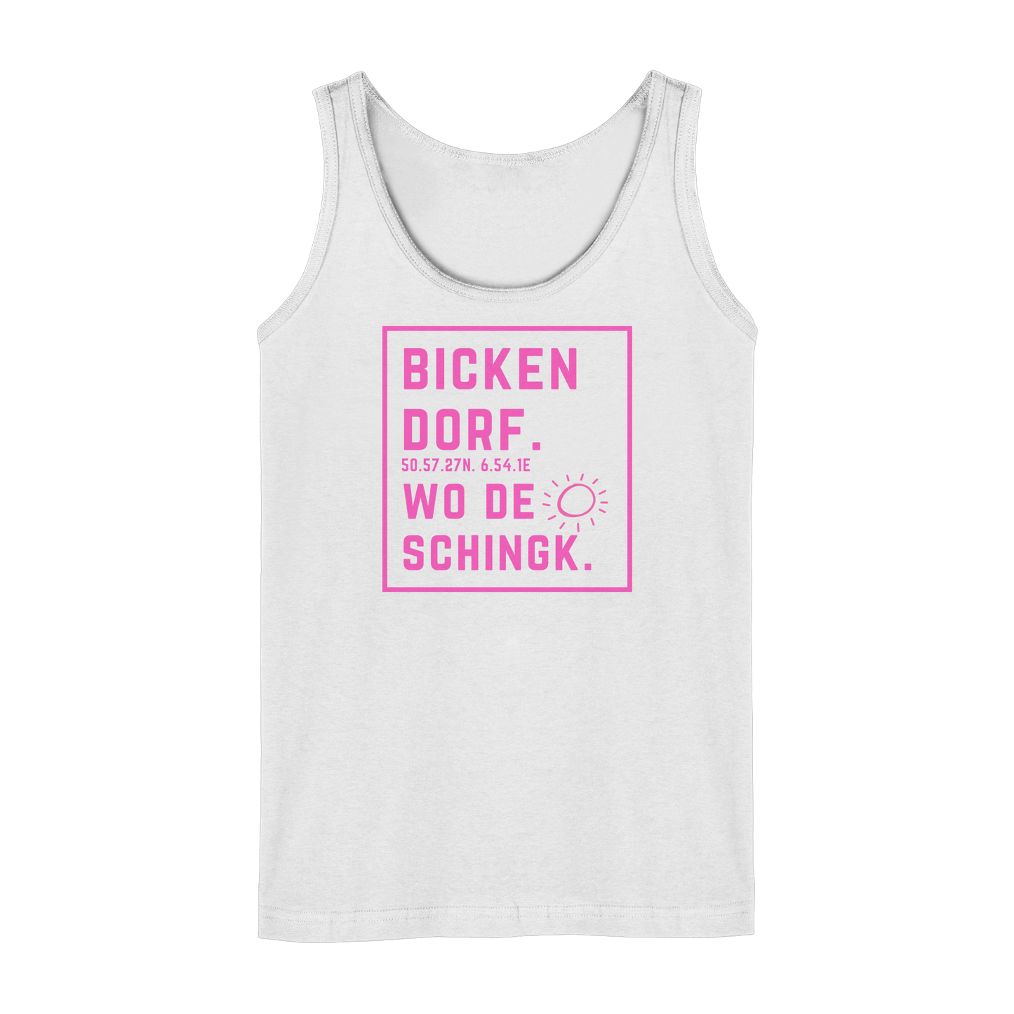 Wo de Sonn schingk - Bickendorf Druck - Ladies Tank-Top