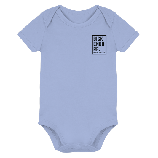 Bickendorf Koordinaten (kleiner Druck auf der Brust) - Organic Baby Bodysuit