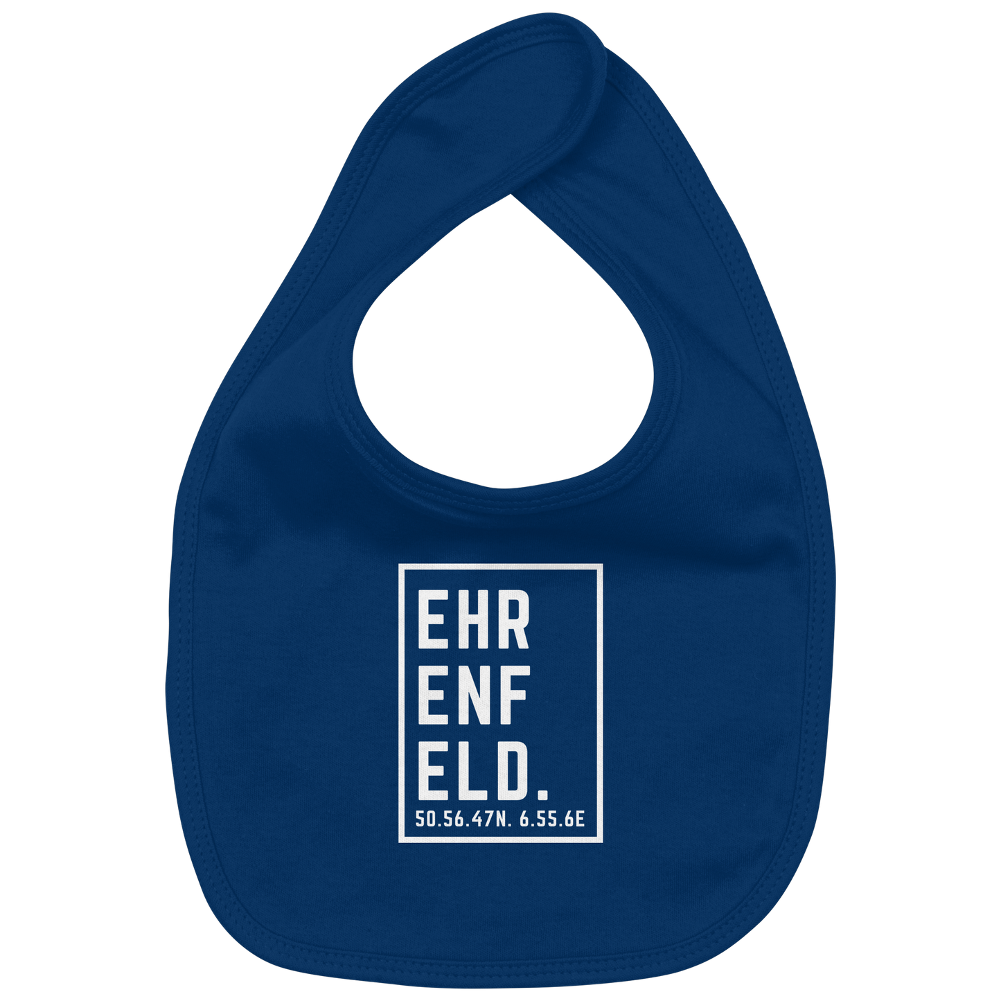 Ehrenfeld Koordinaten (großer Druck auf der Brust) - Organic Baby-Lätzchen