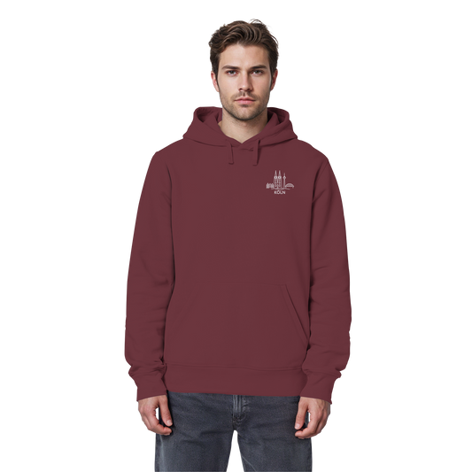 Köln Skyline Stick - Organic Basic Hoodie